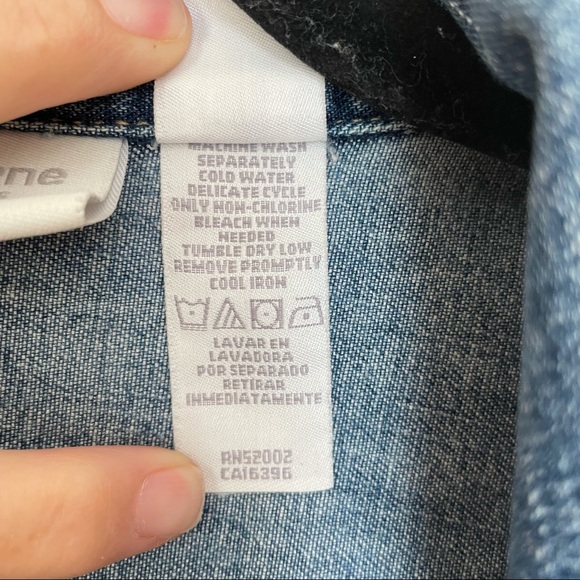 Liz Claiborne vintage Jean Jacket Size large - Picture 7 of 7